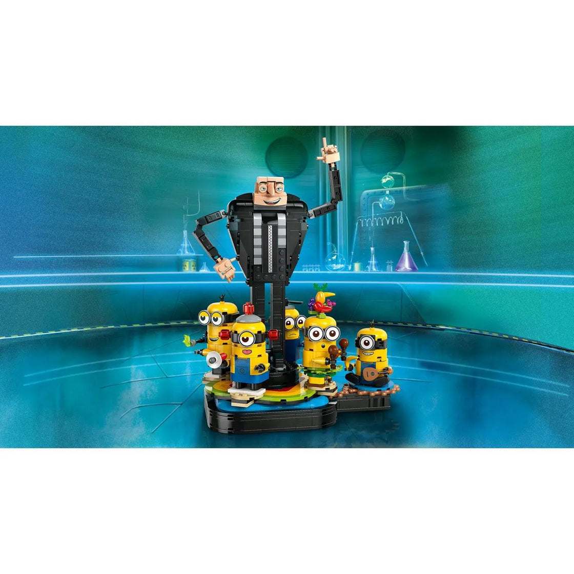 Lego despicable me4 gru si minionii din caramizi 75582