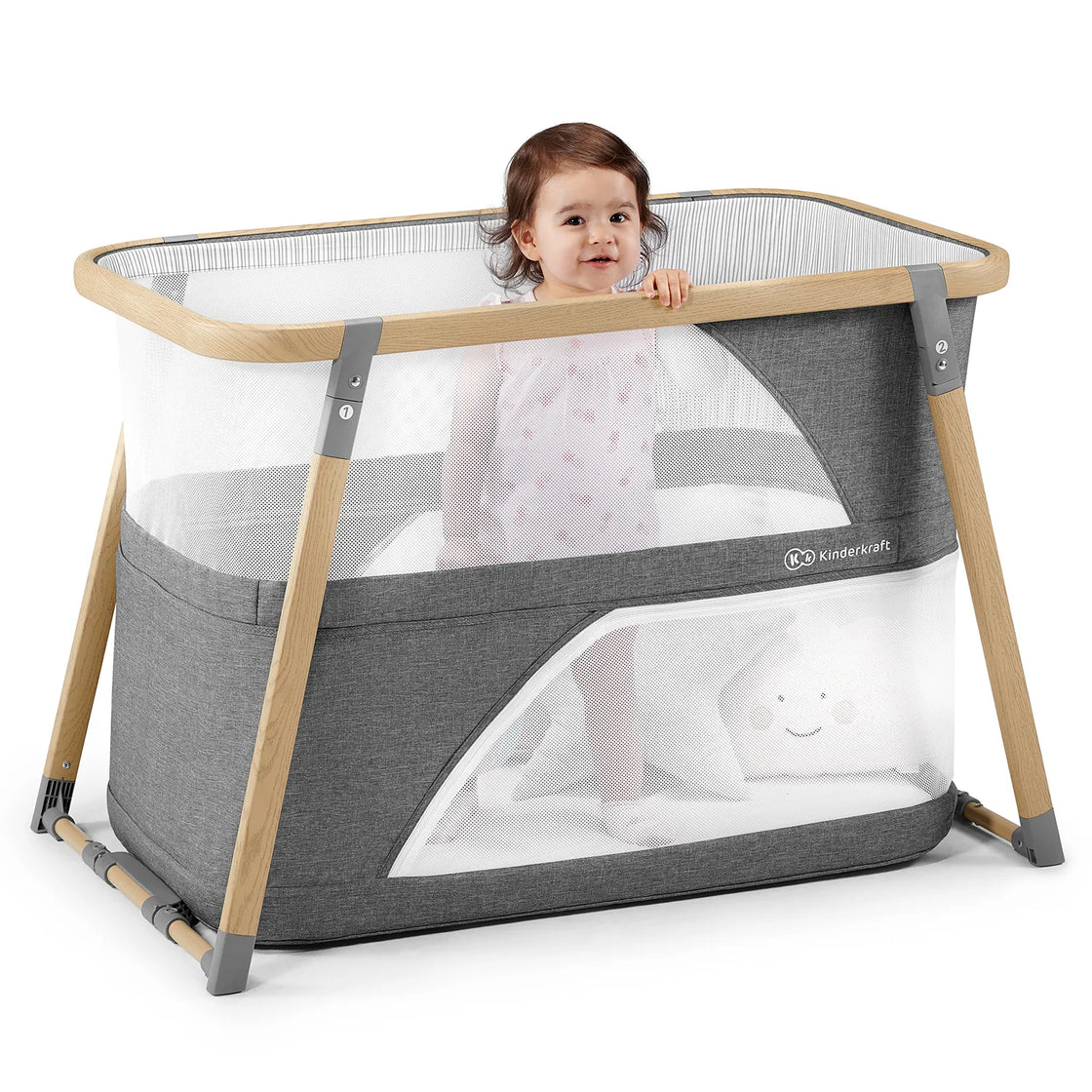 Patut travel kinderkraft sofi, 4 in 1, grey