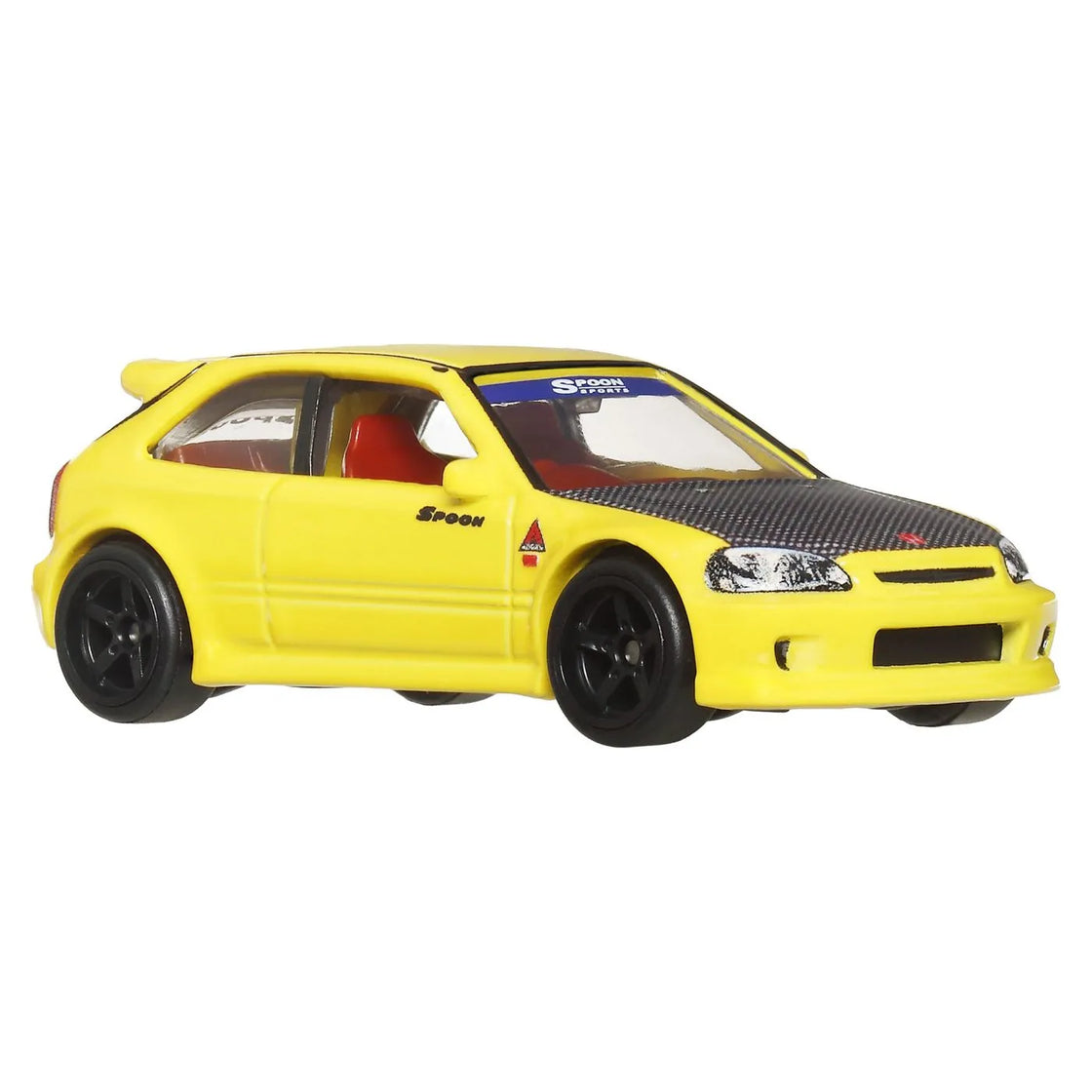 Hot wheels premium set 2 masinute metalice honda civic 99 tip r ek9 si honda civic tip r scara 1:64