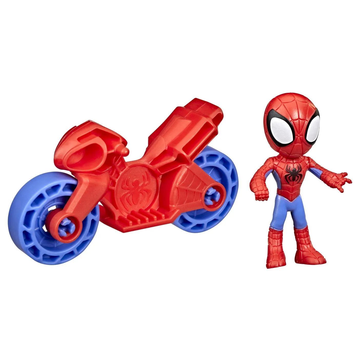 Spiderman set motocicleta si figurina spidey 6cm
