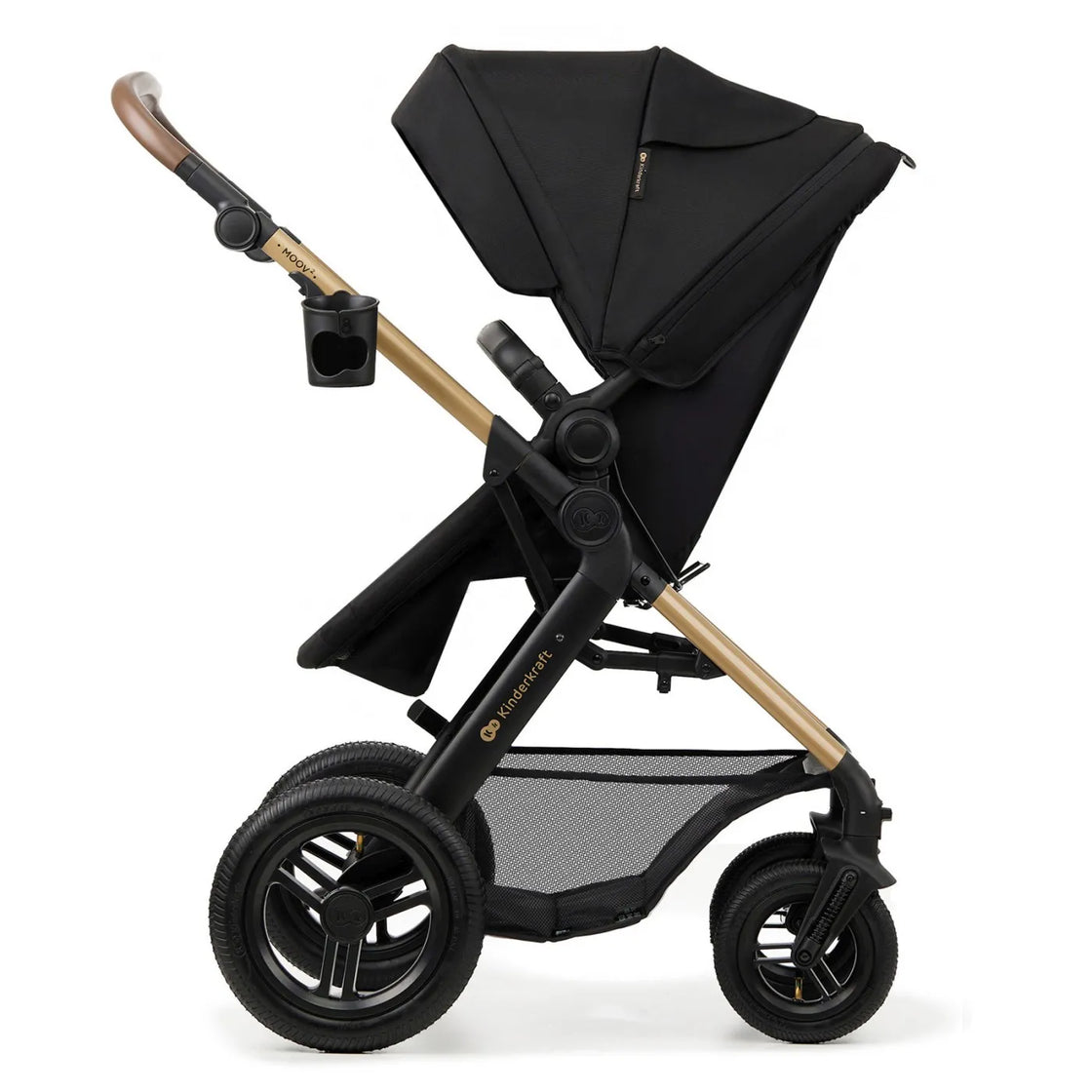 Carucior multifunctional kinderkraft moov 2 air 4in1 pure black