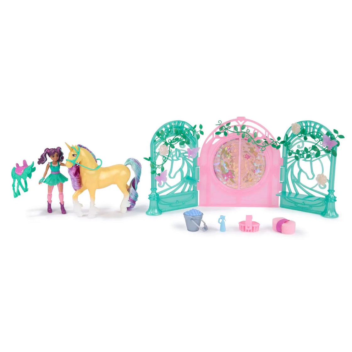 Unicorn academy set papusa ava si unicornul leaf cu accesorii