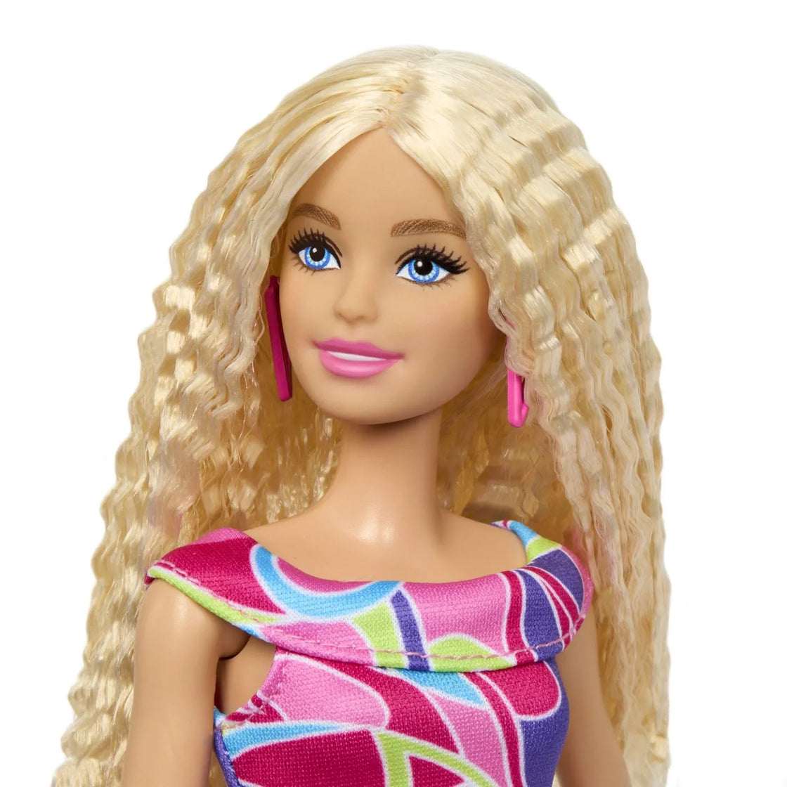 Papusa barbie fashionista cu par blond ondulat