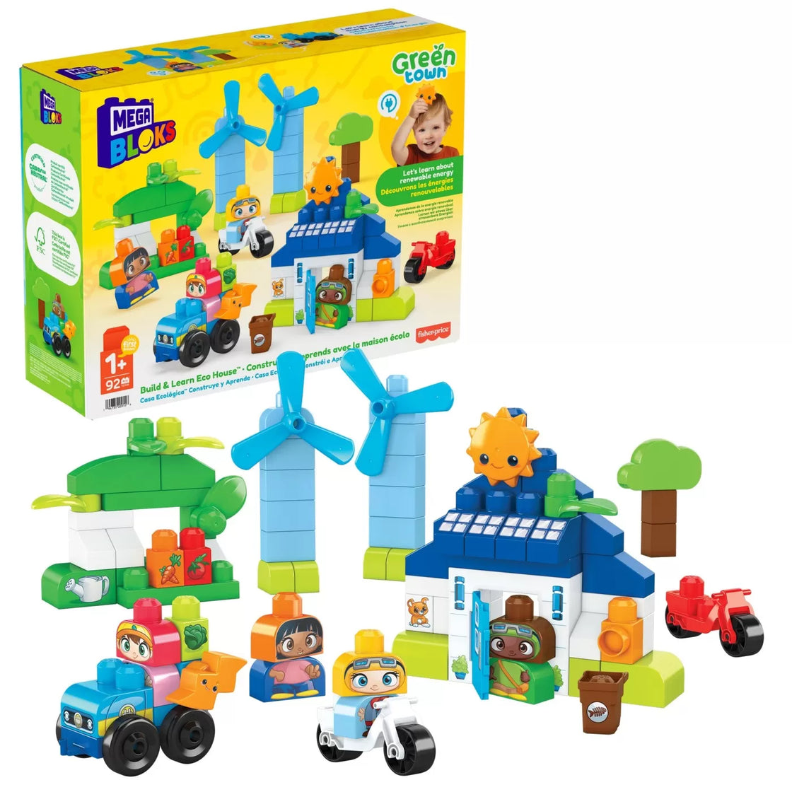 Mega bloks set constructie 92 piese