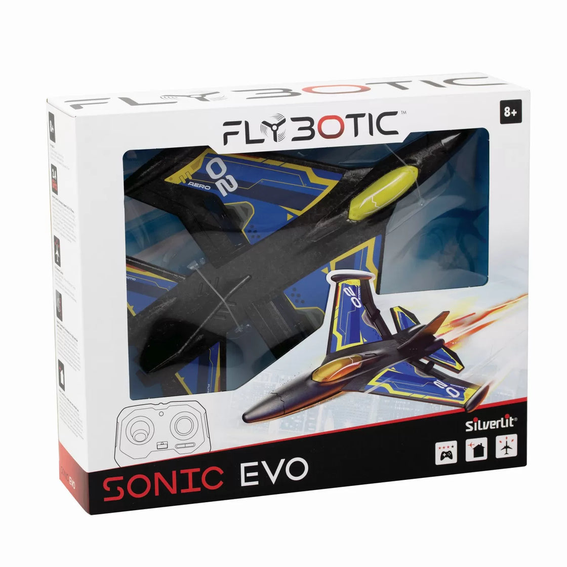 Silverlit fly botic avion cu telecomanda sonic evo