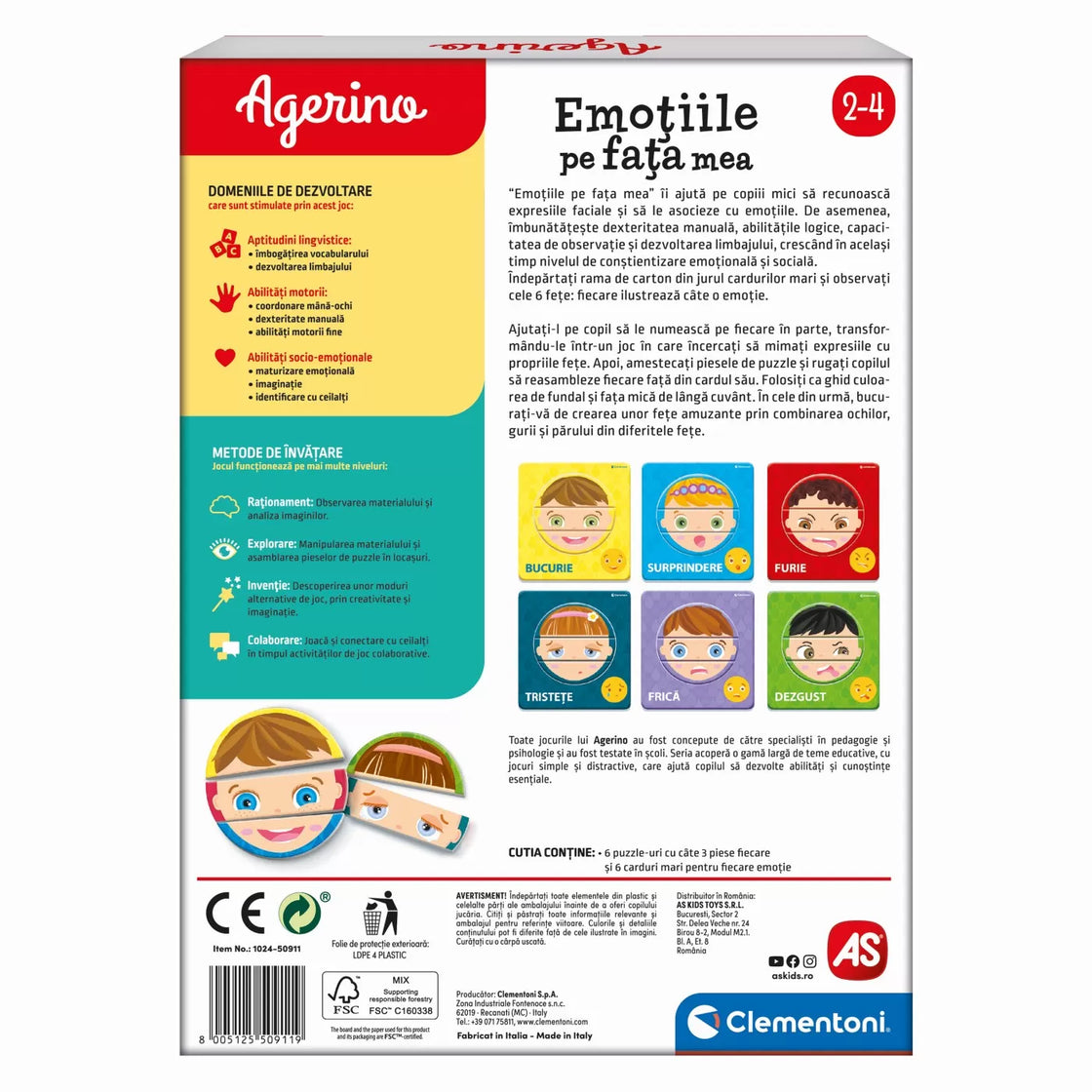Agerino emotiile pe fata mea