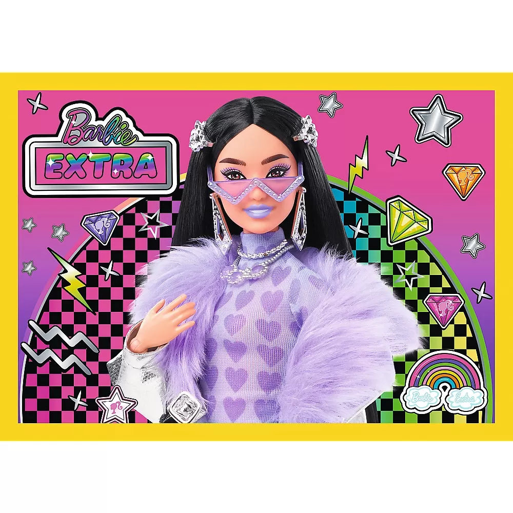 Puzzle trefl 4in1 barbie minunata lume