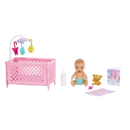 Papusa barbie mamica satena cu bebelus