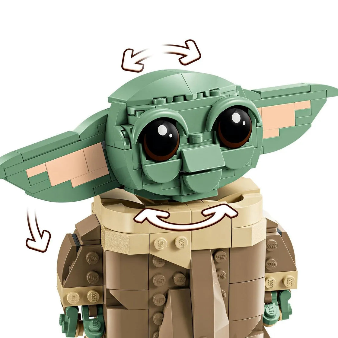Lego star wars tm grogu cu landoul planor 75403