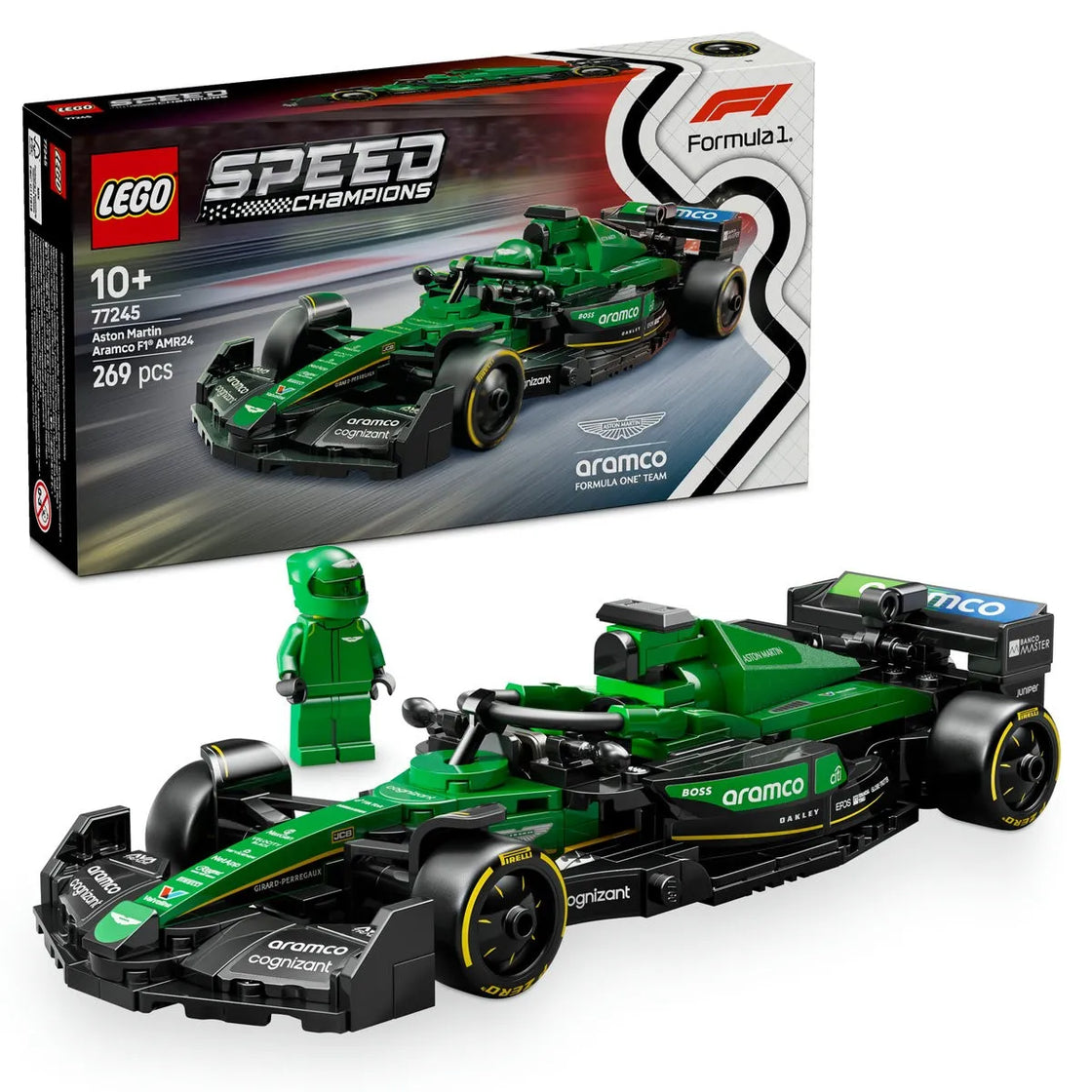 Lego speed champions masina de curse f1 aston martin armaco amr24 77245