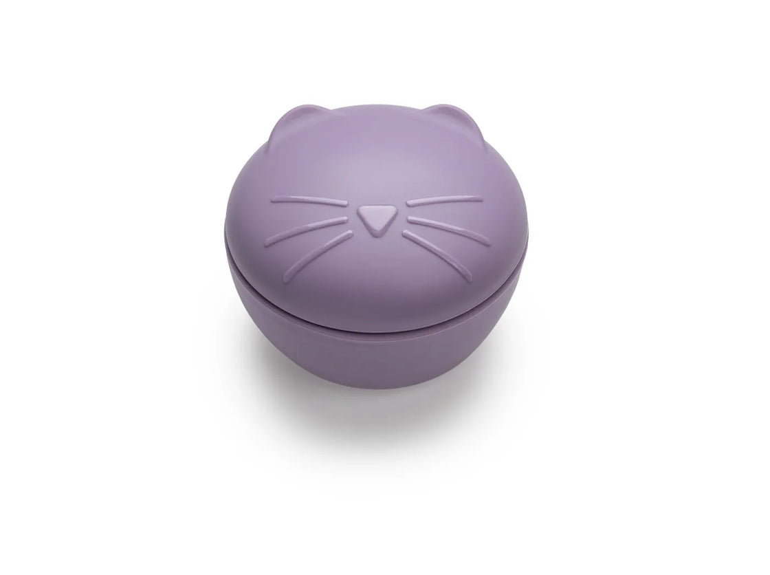 Castronel silicon cu capac, melii, model pisica