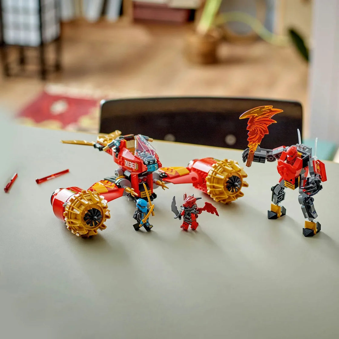 Lego ninjago vehiculul-robot zburator al lui kai 71830
