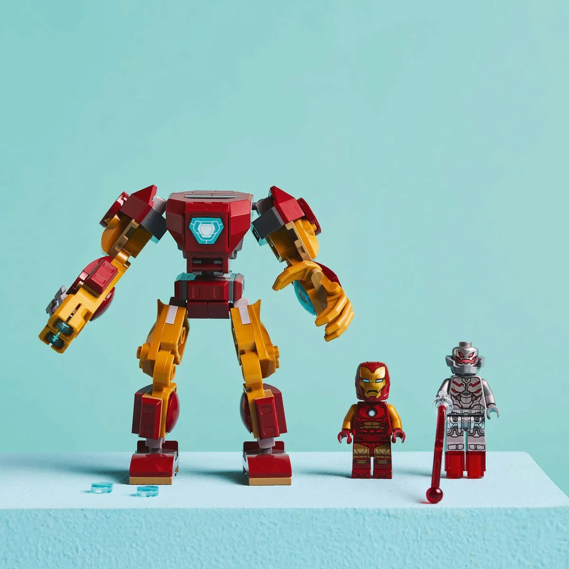 Lego super heroes robotul iron man vs. ultron 76307