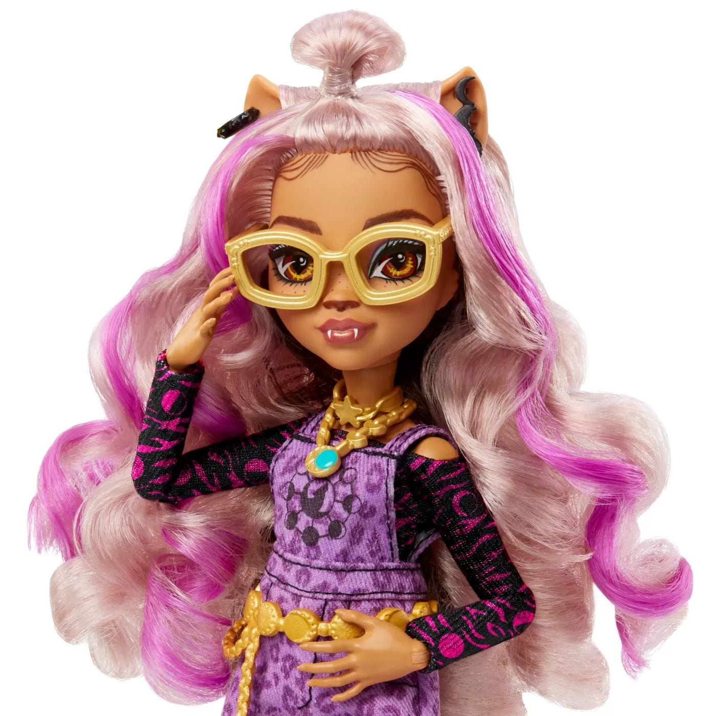 Monster high papusa clawdeen wolf cu animalut si accesorii