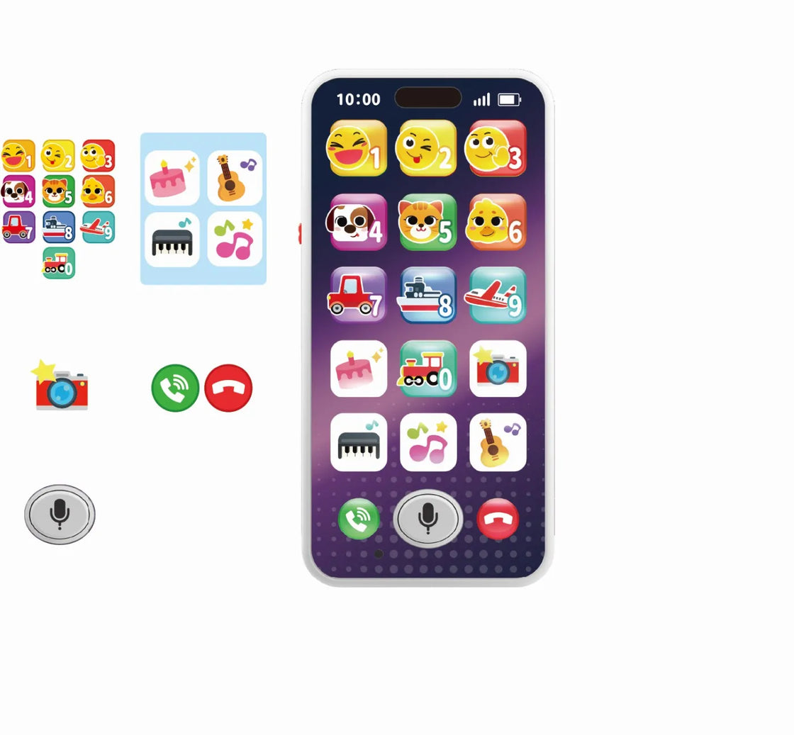 telefon mobil interactiv bebe inregistreaza si invata