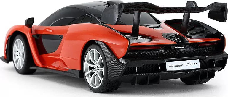 Masina cu telecomanda mclaren senna portocaliu cu scara 1 la 18