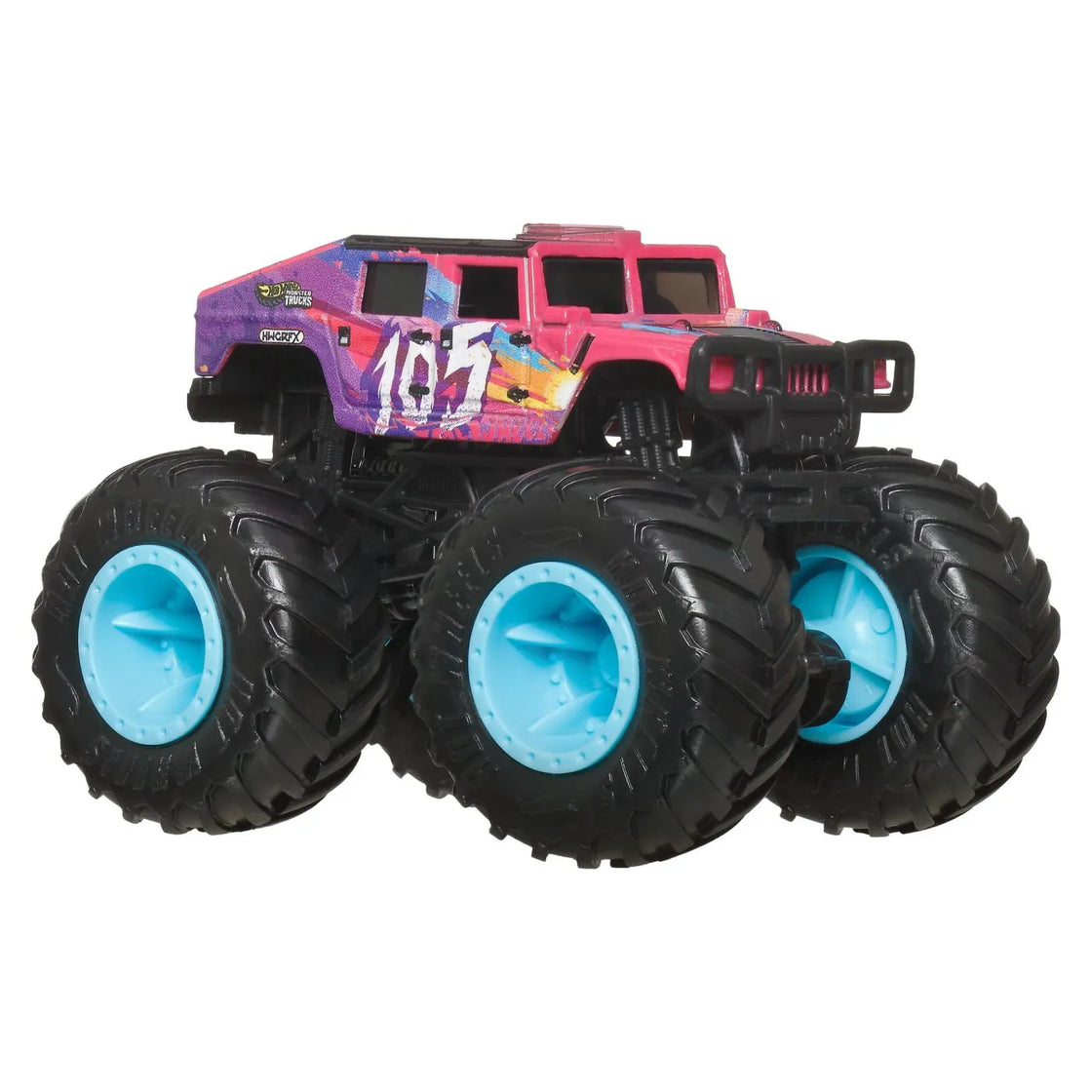 Hot wheels monster truck masinuta humvee 4-ct fastback scara 1:64