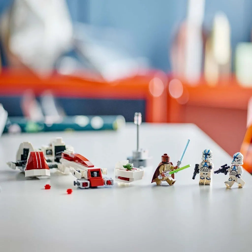 Lego star wars evadare pe motocicleta de viteza barc 75378