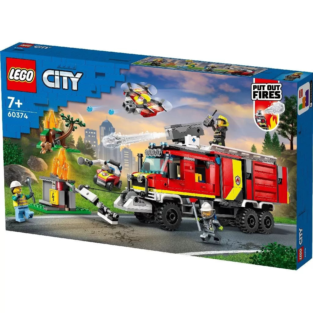 Lego city masina unitatii de pompieri 60374