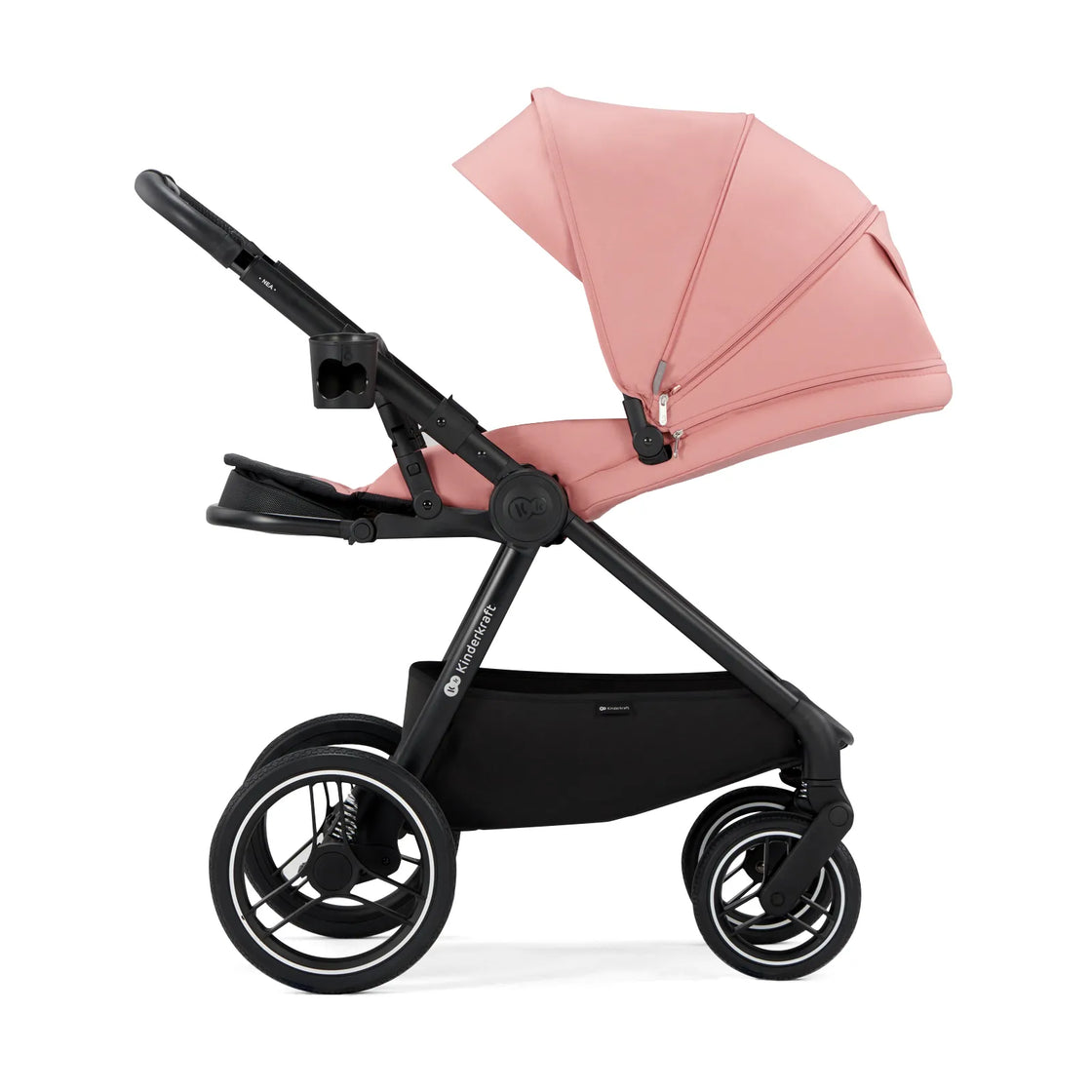 Carucior multifunctional kinderkraft nea, 2 in 1, ash pink