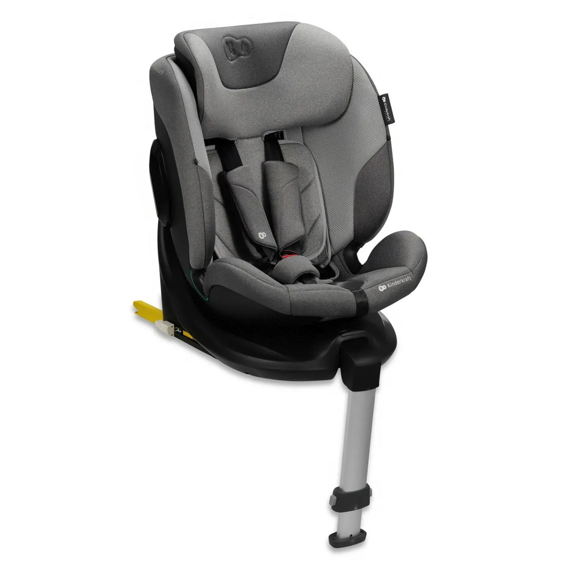 Scaun auto kinderkraft i-fix, i-size 40-150 cm, cool grey
