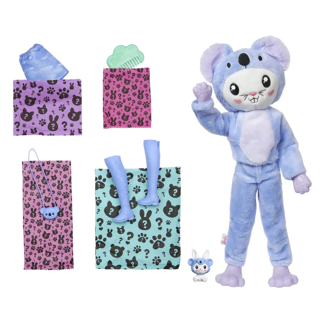 Barbie papusa barbie cutie reveal iepuras urs koala