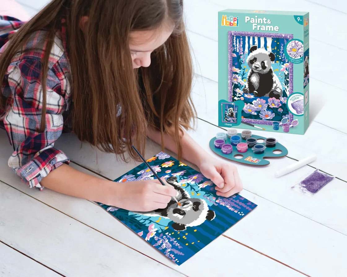 Happi hobbi picteaza inrameaza panda visator