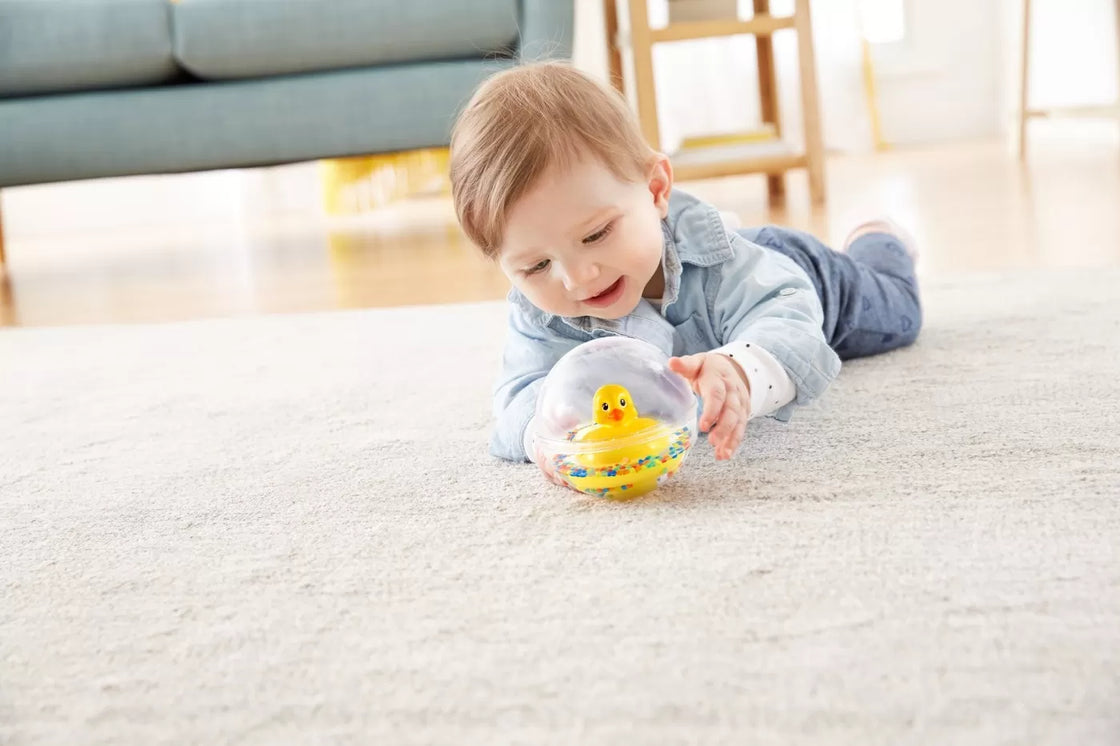 Fisher price ratusca in minge transparenta
