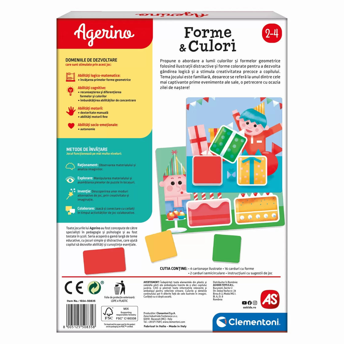 Agerino forme culori educativ