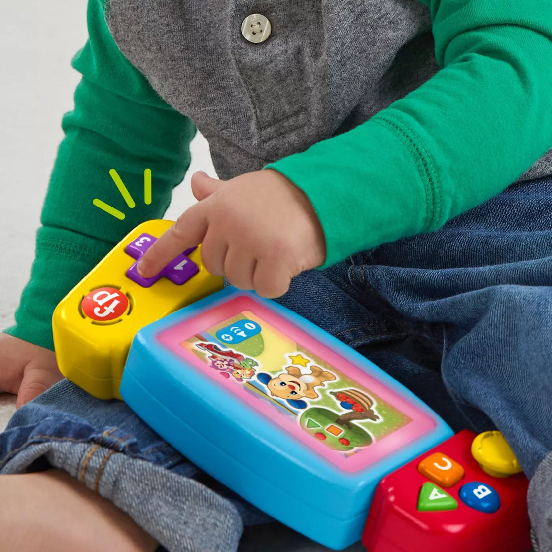Fisher price laugh&learn consola bebe in limba romana