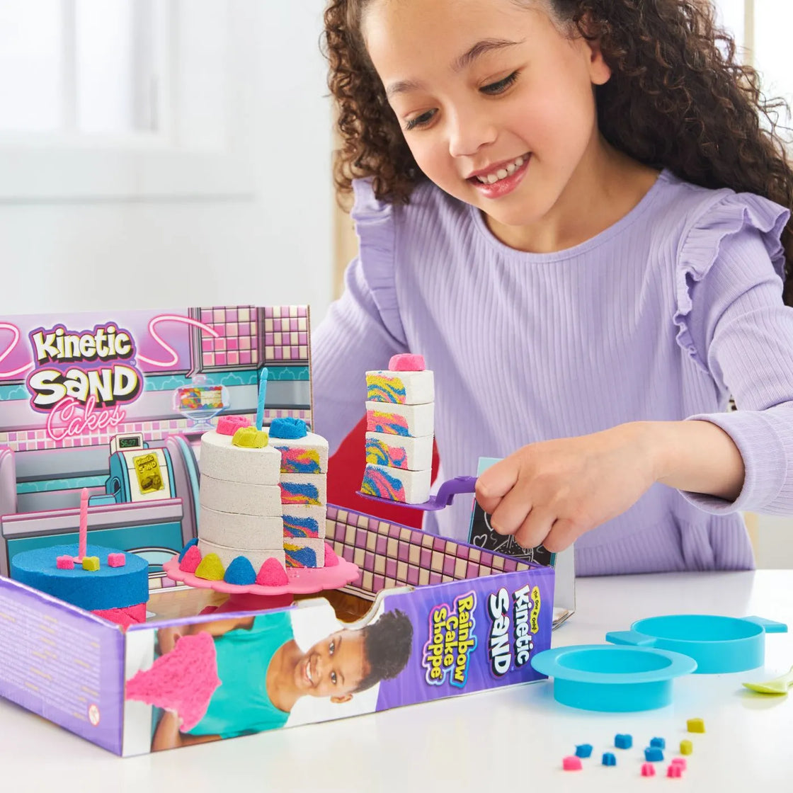 Kinetic sand set nisip cofetaria curcubeu