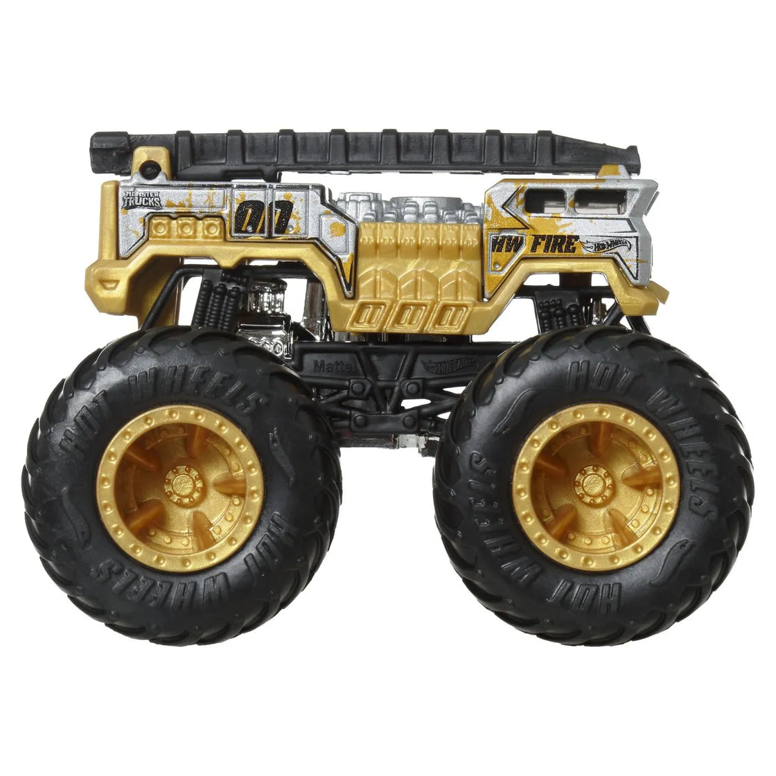 Hot wheels monster truck si masinuta metalica 5 alarm