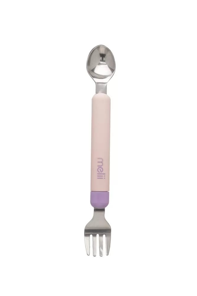 Set lingurita-furculita, melii, pink&purple