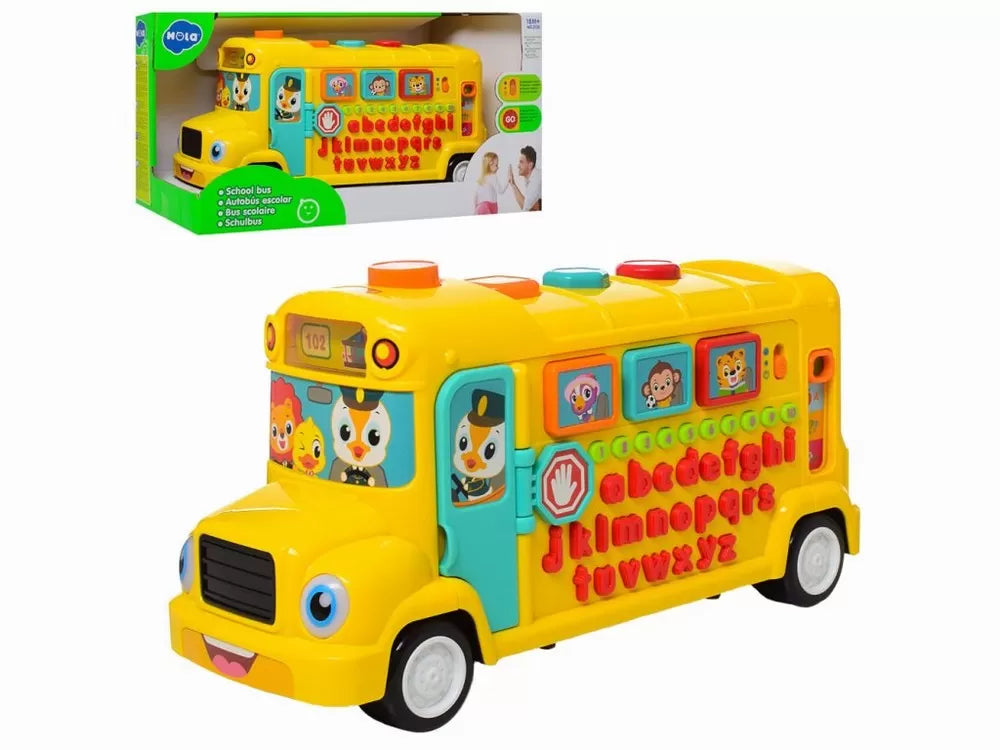 Autobuz scolar educativ cu sunete si lumini