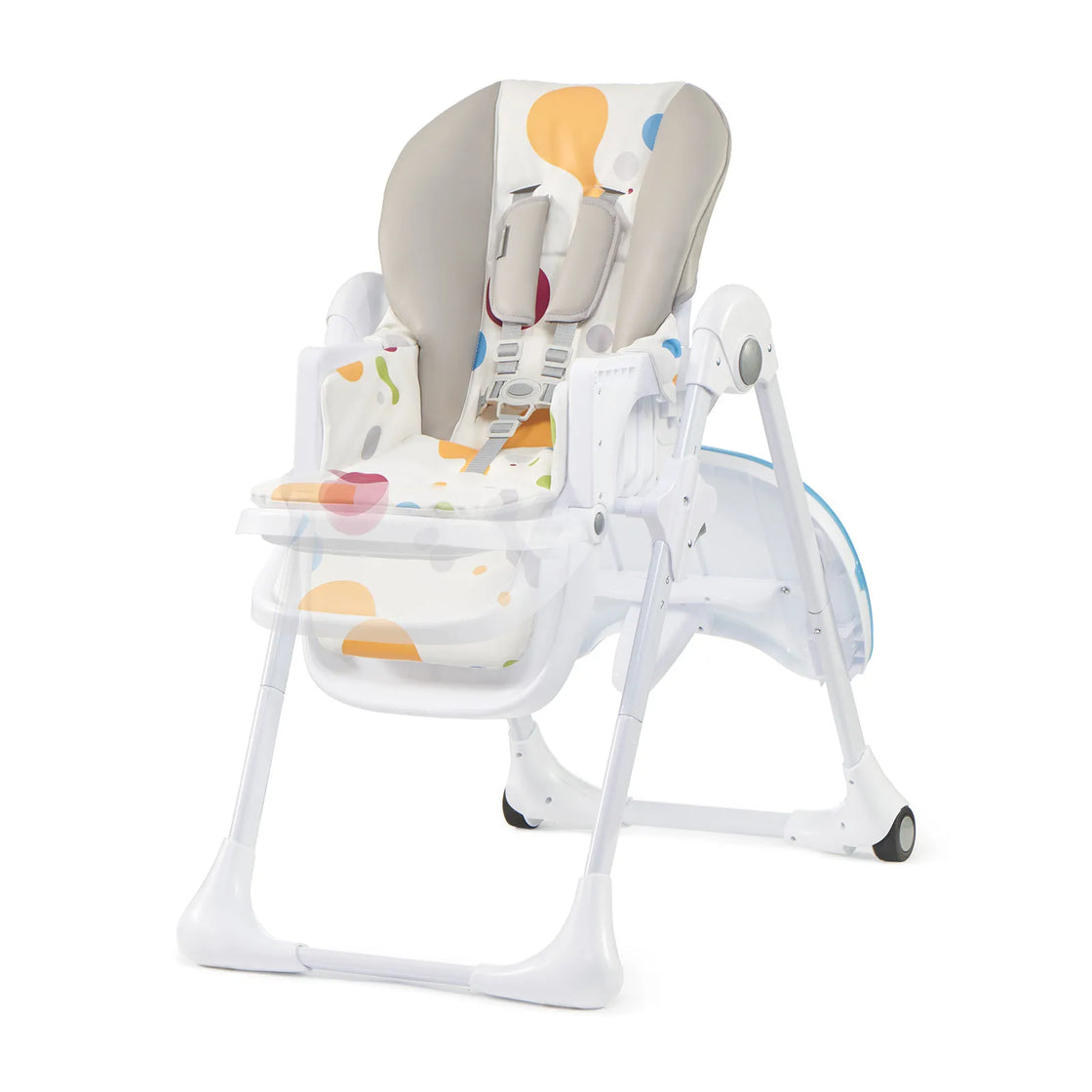Scaun de masa kinderkraft yummy pliabil, multicolor