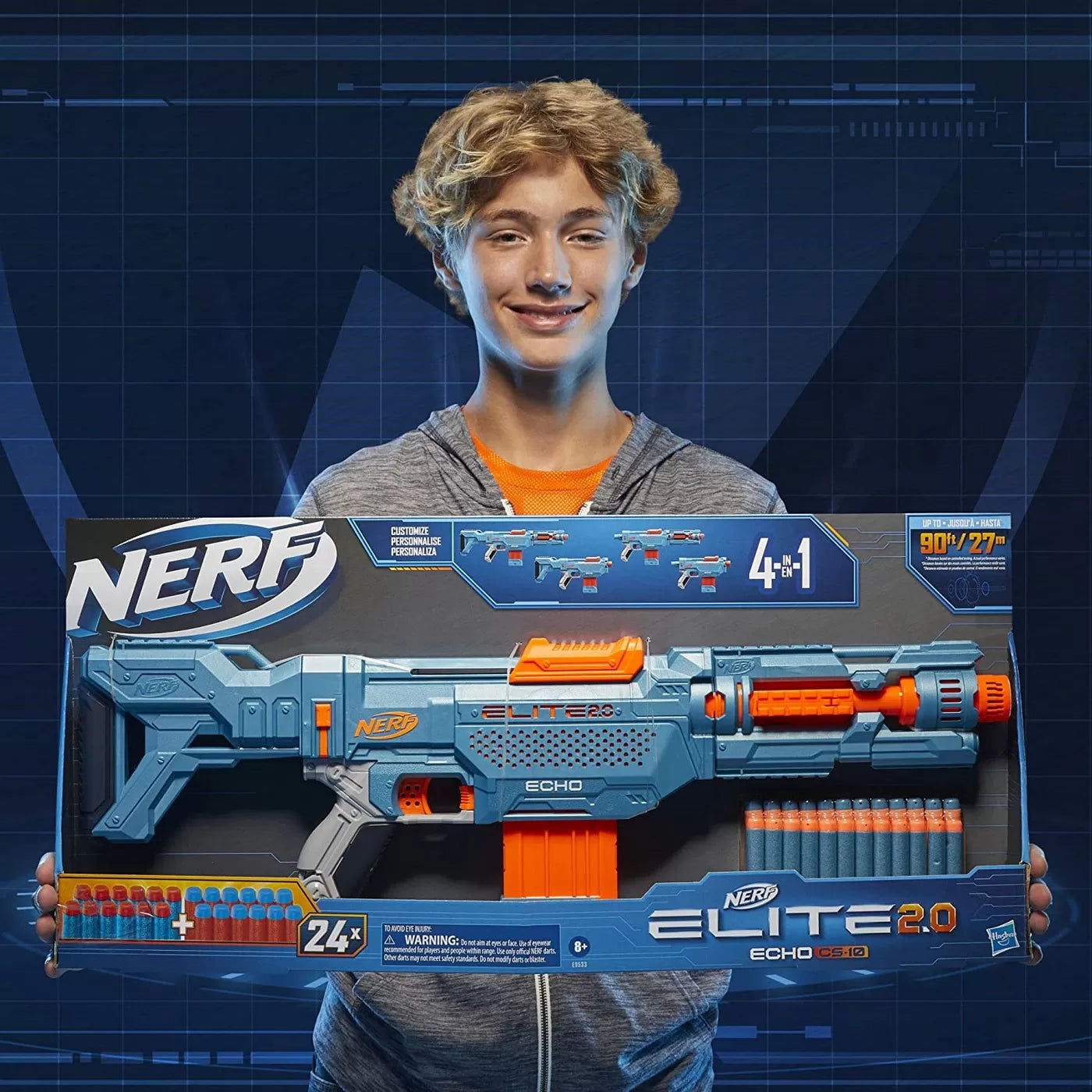 Nerf blaster 2.0 elite echo cs-10