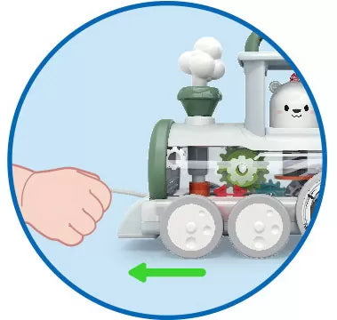 Locomotiva cu mecanism steam