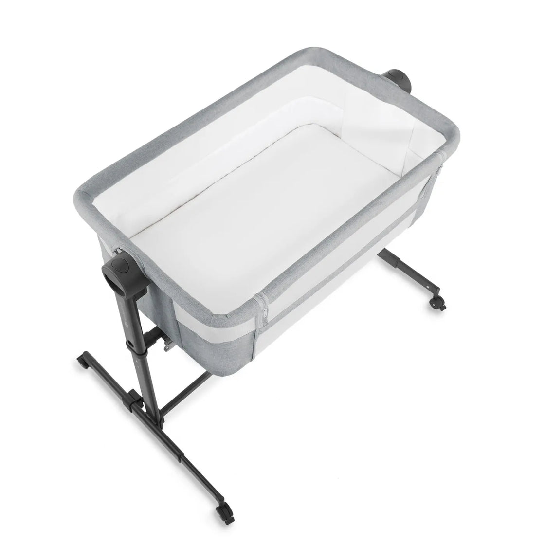 Patut co-sleeper kinderkraft neste up 2, gri deschis