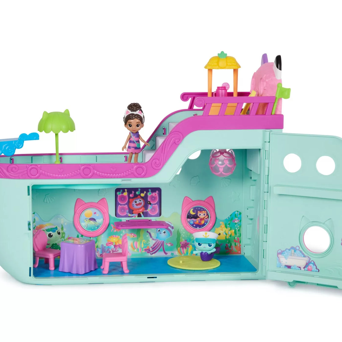 Gabbys dollhouse vaporul cu prieteni