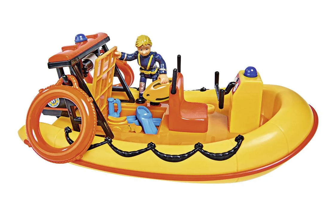 Pompierul sam barca neptun cu figurina penny si accesorii