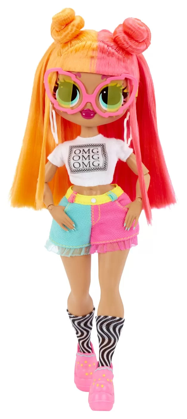 L.o.l. surprise! omg neonlicious papusa fashionista cu accesorii