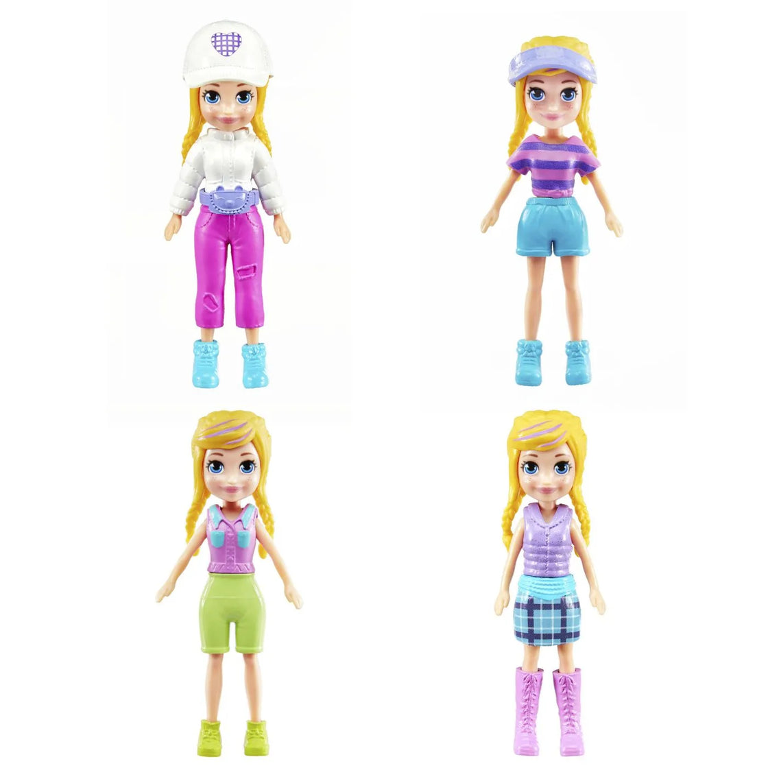 Polly pocket set 2 papusi si accesorii 27 piese