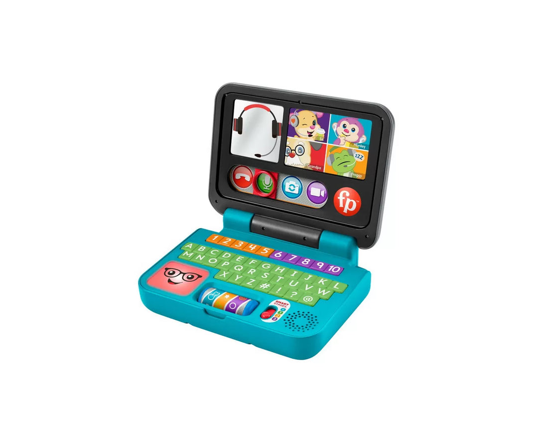 Fisher price laugh&learn laptop interactiv in limba romana