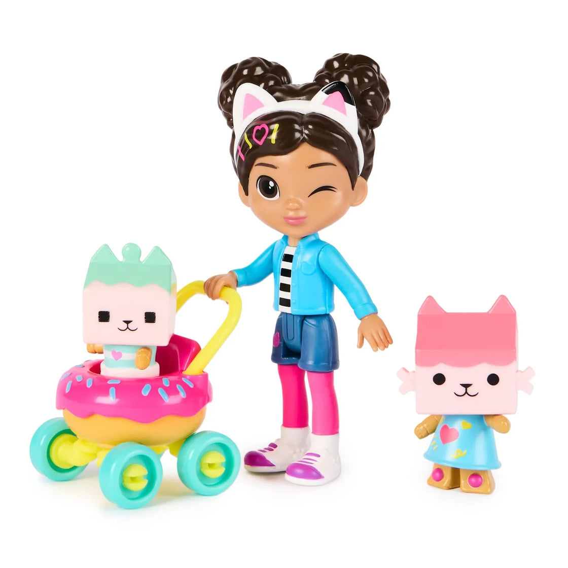 Gabbys dollhouse set figurine kitty care