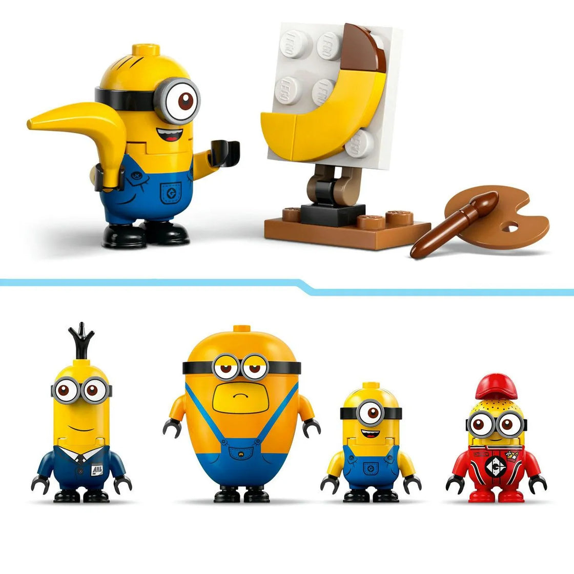 Lego despicable me4 minionii si masina banana 75580