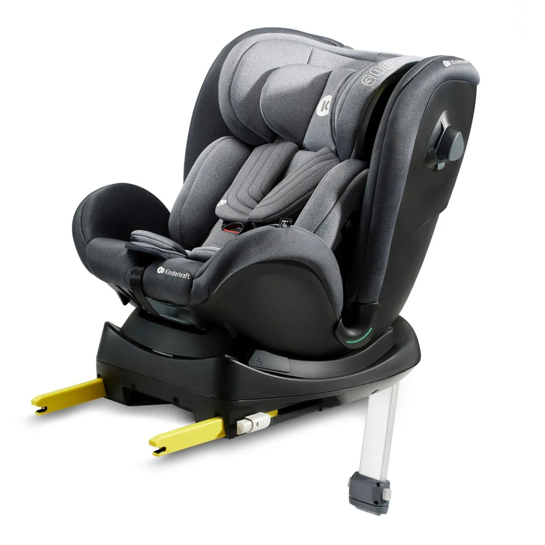 Scaun auto i-size, 40-125 cm, kinderkraft xrider, grey