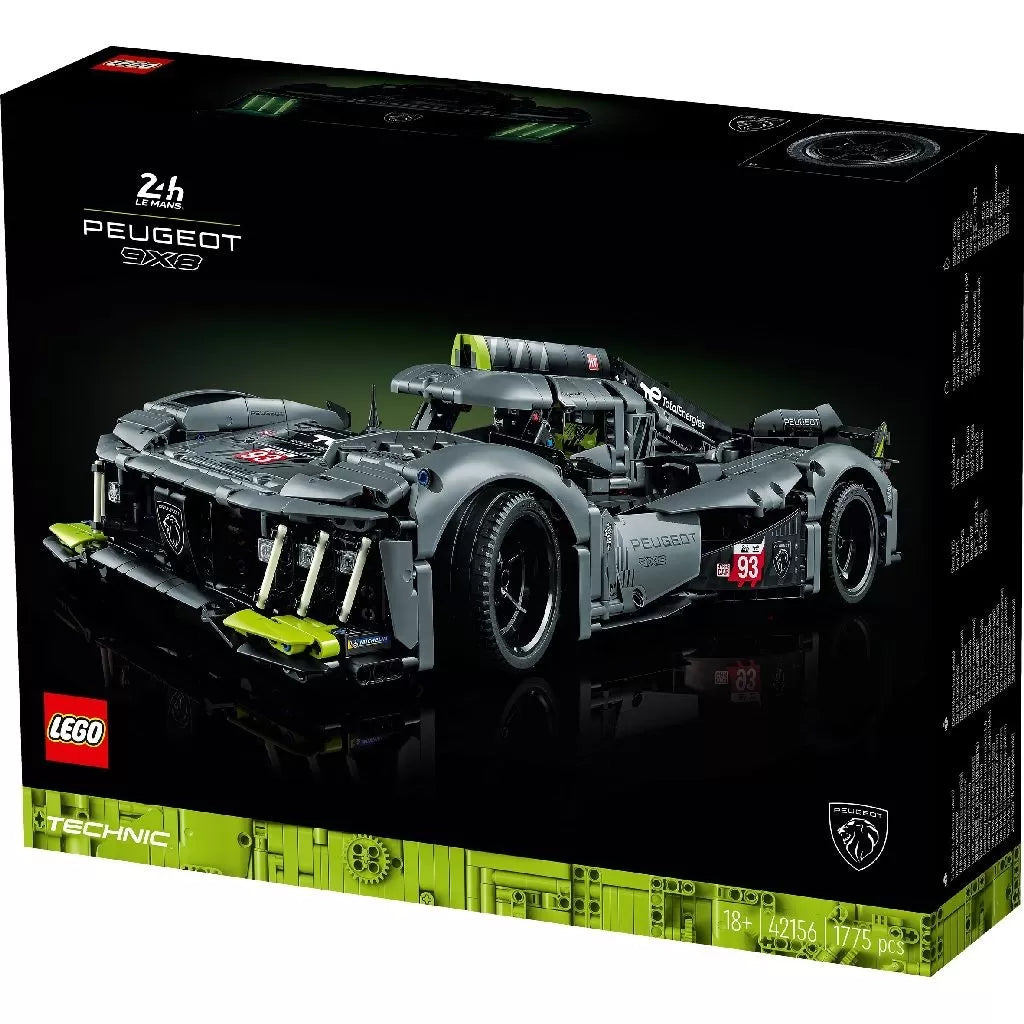 Lego technic peugeot 9x8 24h hybrid hypercar 42156