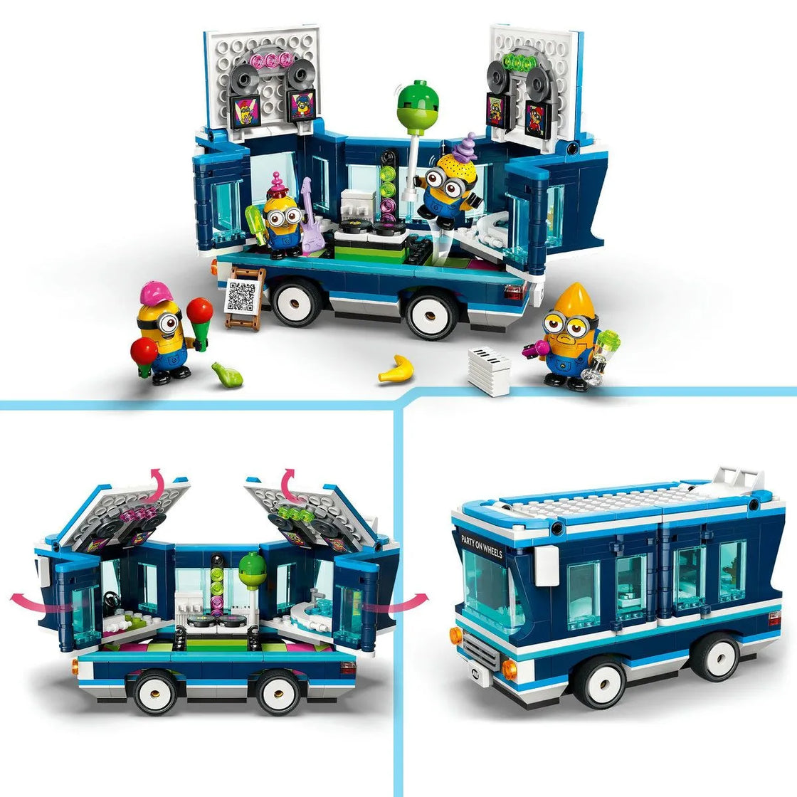 Lego despicable me4 autobuzul de petrecere al minionilor 75581