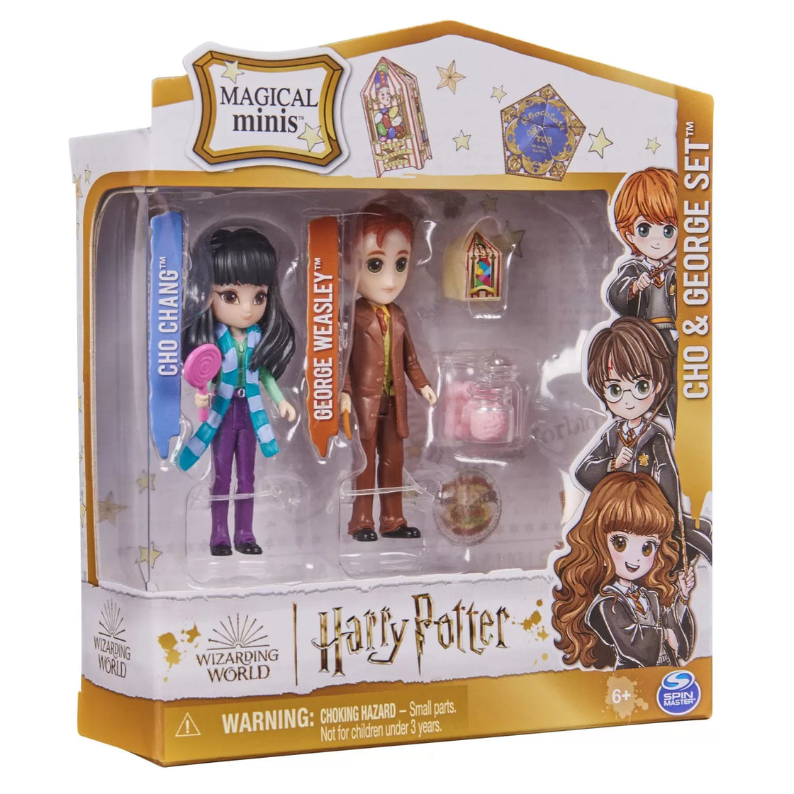 Harry potter wizarding world magical minis set 2 figurine cho si george