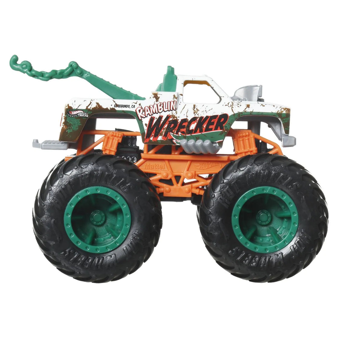 Hot wheels monster truck masinuta ramblin wrecker scara 1:64